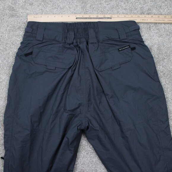 Columbia Titanium Snow Pants Womens Large Gray Nylon Boot Gaiters w/ 30" inseam - Picture 8 of 15